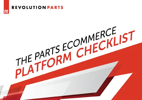 Parts eCommerce Checklist